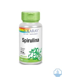 Solaray Spirulina 100 cápsulas
