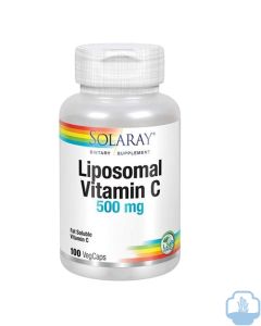 Solaray liposomal vitamina C 500 mg 100 cápsulas