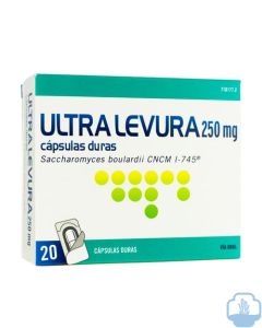Ultra levura 250 mg 20 cápsulas duras
