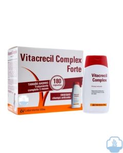 Vitacrecil Complex Forte 180 cápsulas + Regalo Champú