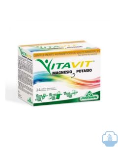 Vitavit magnesio y potasio 24 sobres