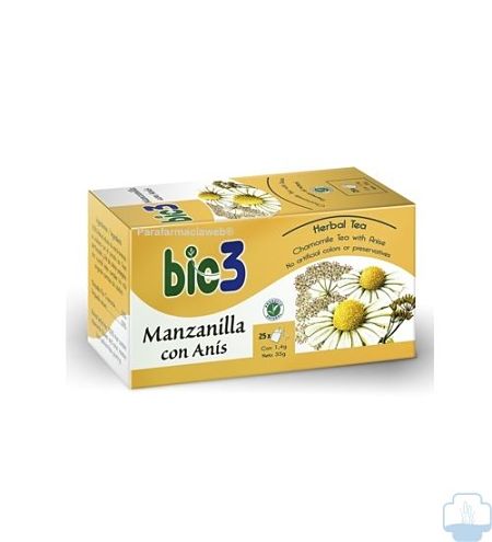 Infusion digestiva Bio3 Manzanilla con Anis
